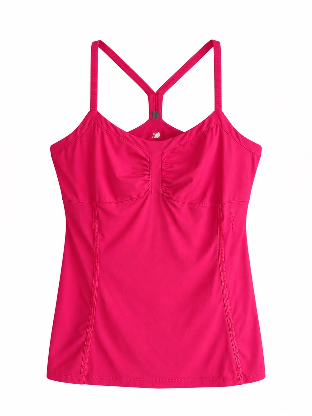 Roots Hot Pink Athletic Tank with Built-In Support – Size Large GUC